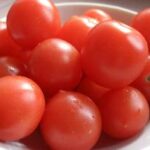 Ensalada de tomates cherry y queso mozzarella